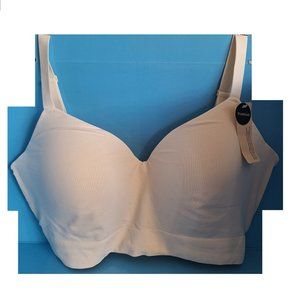 Truekind Supportive Comfort Wireless Shaping Bra / Beige / Size: 4XL NEW